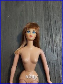 Vintage 1968 Dramatic Live Action Titian Red Barbie Doll with