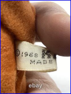 Vintage 1968 Kamar Girl Doll Japan Big Eyes 6 Ornament Orange Yellow Winter