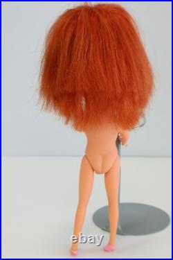 Vintage 1968 Kamar Tia Maria Doll Pre Blythe Japan Red Hair Big Eye Doll NUDE