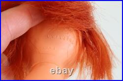 Vintage 1968 Kamar Tia Maria Doll Pre Blythe Japan Red Hair Big Eye Doll NUDE