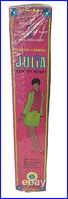 Vintage 1968 Mattel Julia TV Star Diahann Carroll Doll Original Box #1127 MINT