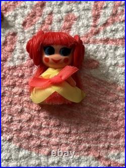 Vintage 1969 MATTEL flower JEWELRY Liddle Kiddle HEART NECKLACE DOLL in LOCKET