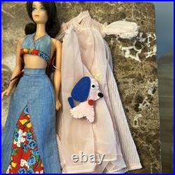 Vintage 1969 Mattel Marlo Flip Barbie Twist N' Turn #1160 Brunette & Clothes