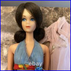 Vintage 1969 Mattel Marlo Flip Barbie Twist N' Turn #1160 Brunette & Clothes