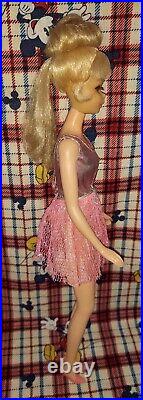 Vintage 1970 Mattel Growin' Pretty Hair Francie Doll in Displayable Condition