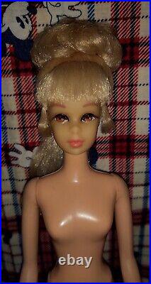 Vintage 1970 Mattel Growin' Pretty Hair Francie Doll in Displayable Condition