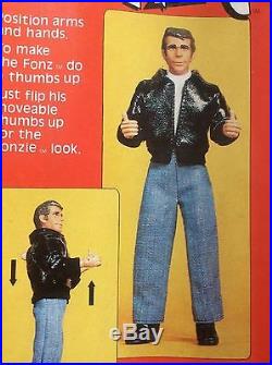 Vintage 1976 Mego (japan) Happy Days Fonzie 8' Action Figure New In The Box