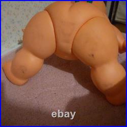 Vintage 1980s Big Kewpie Doll with Green Wings 55cm Rare Promotional Japan