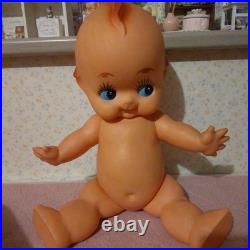 Vintage 1980s Big Kewpie Doll with Green Wings 55cm Rare Promotional Japan