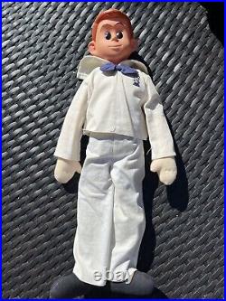 Vintage 1980s Sailors Japan Shibuya Character Doll Base Sailor-kun Shizuka Miura
