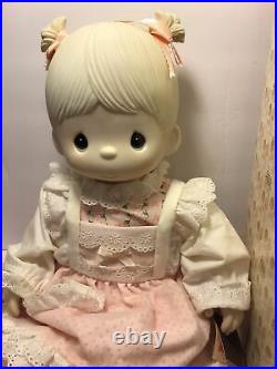 Vintage 1981 Precious Moments Enesco 17 Debbie Doll Rare Used With Original Box