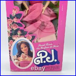 Vintage 1983 Barbie Sweet Roses PJ Doll #7455 New In FRENCH Canadian Box