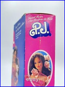 Vintage 1983 Barbie Sweet Roses PJ Doll #7455 New In FRENCH Canadian Box