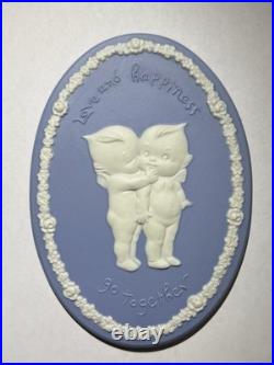 Vintage 1983 Kewpie Wall Plaques Set of 6 World Wide Arts Japan with Original Box