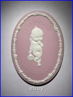 Vintage 1983 Kewpie Wall Plaques Set of 6 World Wide Arts Japan with Original Box
