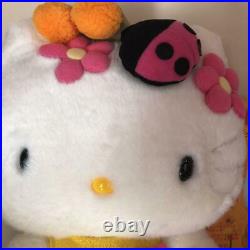 Vintage 1990s Sanrio Hello Kitty Plushy Plush doll Toy Bee Limited Rare Japan