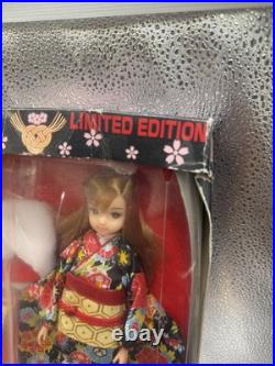 Vintage 1997 Takara Licca Chan Doll Kimono withFlowers Japan Limited Edition NEW