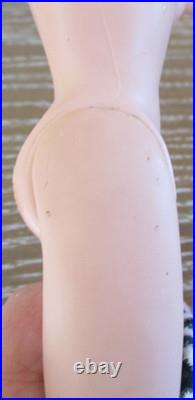 Vintage 1st Issue Barbie Blonde Bubble Cut Greasy Face'61 Red Lips SS Booklet