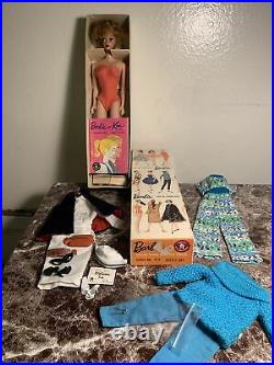 Vintage 1st Issue Bubblecut In Original Box, Handtag, Stand&HTF RN Outfit EUC