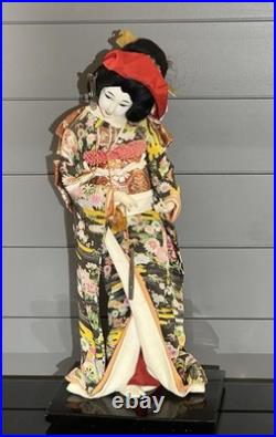 Vintage 23 Japanese Geisha Doll By Nishi