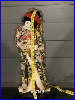 Vintage 23 Japanese Geisha Doll By Nishi