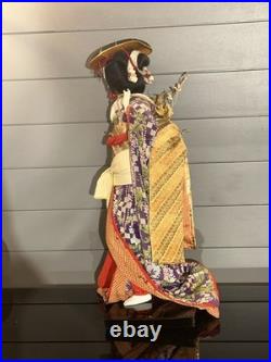 Vintage 24 Japanese Geisha Doll From Nishi Dolls, Handmade In Japan