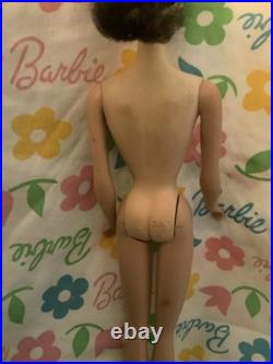 Vintage #3/4 transitional brunette ponytail Barbie blue eyeliner in OSS