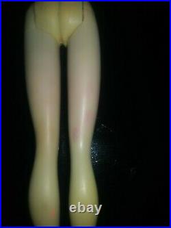Vintage #3 Blonde Ponytail Barbie Doll Blue Eyeliner White T. M. Body