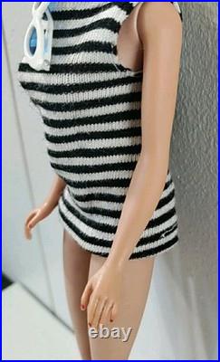 Vintage #4 MATTEL Blonde Solid Body Ponytail Barbie Doll Japan No Green 1960's