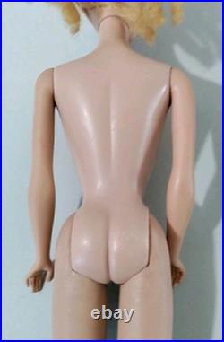 Vintage #4 MATTEL Blonde Solid Body Ponytail Barbie Doll Japan No Green 1960's