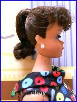 Vintage #5 Brunette Ponytail Barbie Doll! BEAUTIFUL