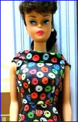 Vintage #5 Brunette Ponytail Barbie Doll! BEAUTIFUL