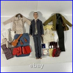 Vintage 60 FLOCKED KEN Barbie with'60 Saturday Date #786 + EXTRAS