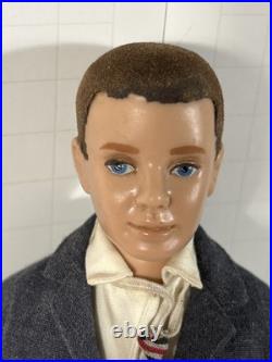 Vintage 60 FLOCKED KEN Barbie with'60 Saturday Date #786 + EXTRAS