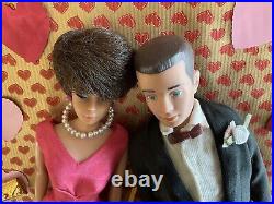 Vintage'60's Bubble Cut Barbie & Ken dolls ++++ Ready for Valentine's Day! WOW
