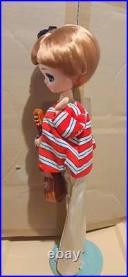 Vintage 60's Pose Cloth Doll Big Eyes Bradley Style 42 cm Japan kitsch mod girl
