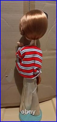 Vintage 60's Pose Cloth Doll Big Eyes Bradley Style 42 cm Japan kitsch mod girl