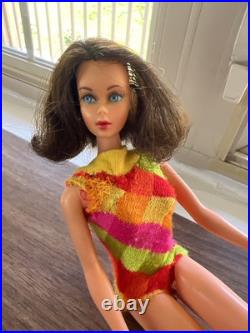 Vintage 60s Brunette, Marlo Flipp, Barbie Doll Made In Japan Original Ss Gorg