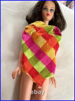 Vintage 60s Brunette, Marlo Flipp, Barbie Doll Made In Japan Original Ss Gorg