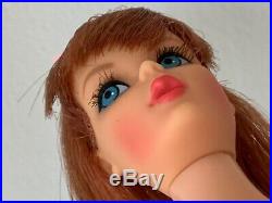 Vintage 60s Titian Redhead Twist'N Turn Barbie Doll with Original Hair Ribbon Bow