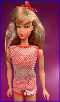 Vintage'67 TWIST'N TURN Barbie Doll Unplayed Toe Polish Orig Hair Ribbon