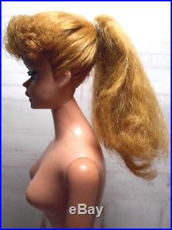 Vintage #6/7 PONYTAIL BARBIE DOLL IN DINNER AT EIGHT #945 with JAPAN SHOES