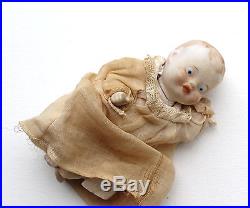 Vintage All Bisque Baby Doll Fully Jointed Marked Japan