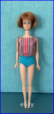 Vintage American Girl Barbie Doll Redhead Titian w Original Suit Bend Legs 1960s