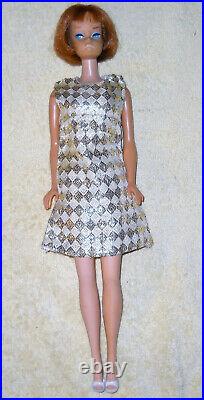 Vintage American Girl Barbie Titian, With Vintage Gold Dress