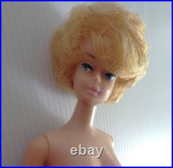 Vintage American Girl Side Part Bubblecut Barbie Doll 1958-59 European W box Vintage American Girl Side Part Bubblecut Barbie Doll 1958-59 European W box