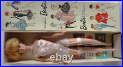 Vintage American Girl Side Part Bubblecut Barbie Doll 1958-59 European W box Vintage American Girl Side Part Bubblecut Barbie Doll 1958-59 European W box