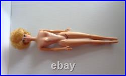 Vintage American Girl Side Part Bubblecut Barbie Doll 1958-59 European W box Vintage American Girl Side Part Bubblecut Barbie Doll 1958-59 European W box