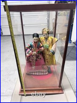 Vintage Asian Wedding Doll In 25 Display Case