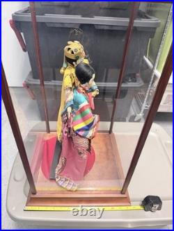 Vintage Asian Wedding Doll In 25 Display Case